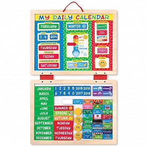 Мой первый магнитный календарь с магнитами (Melissa&Doug, 9253_md)